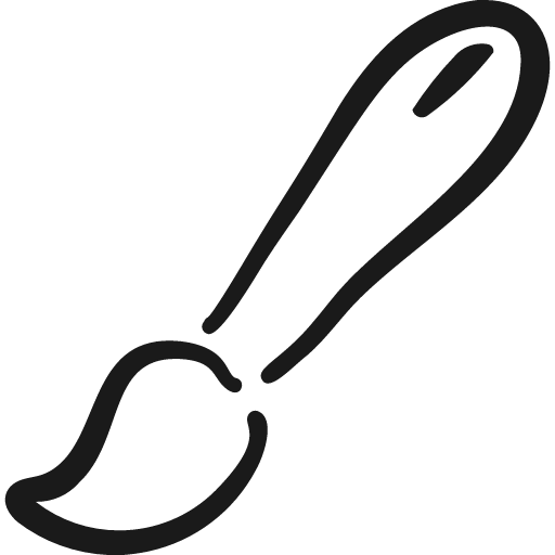 Color brush 2 icon, solid style, from Freehand free icons