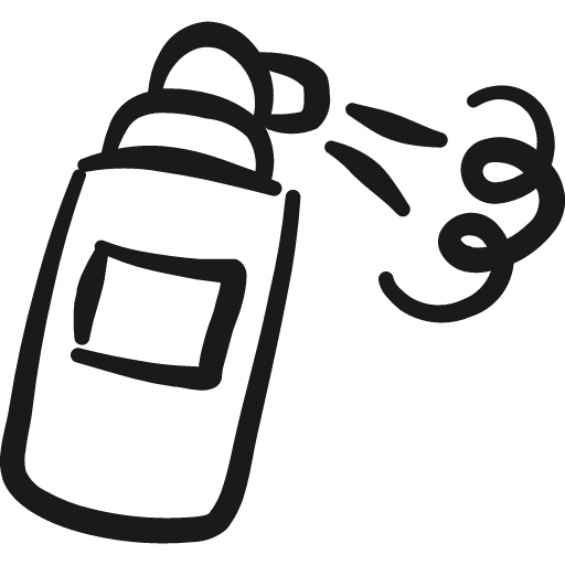Color spray icon, solid style, from Freehand free icons