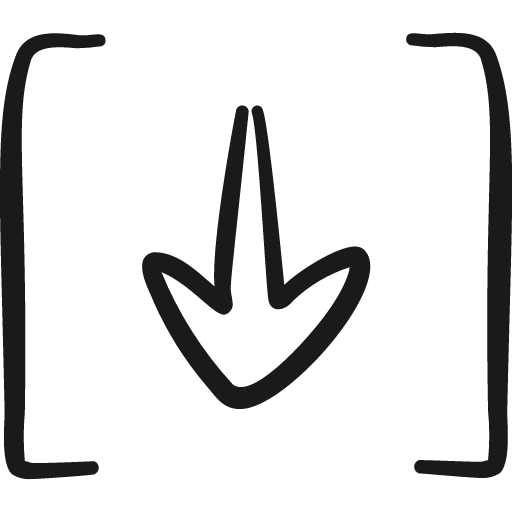 Download brackets icon, solid style, from Freehand free icons