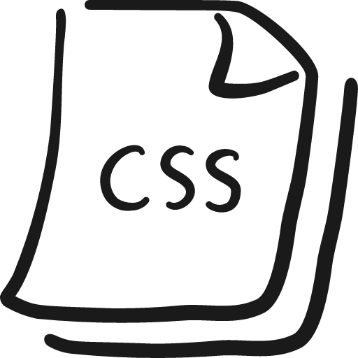 File code css icon, solid style, from Freehand free icons