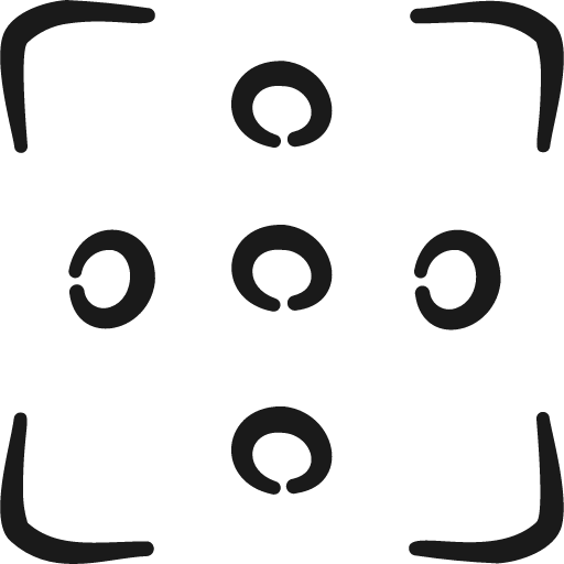 Focus cross icon, solid style, from Freehand free icons