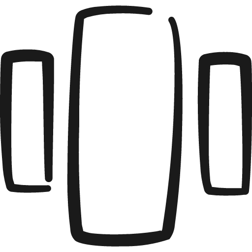 Layouts array 1 icon, solid style, from Freehand free icons