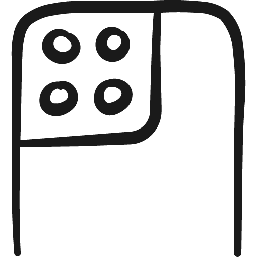 Phone camera rear quardruple icon, solid style, from Freehand free icons
