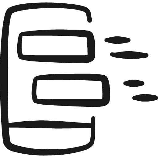 Push notification 2 icon, solid style, from Freehand free icons