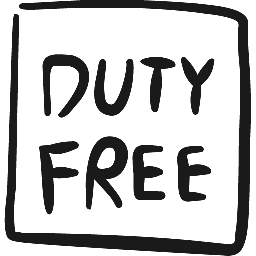 Shopping bag duty free icon, solid style, from Freehand free icons
