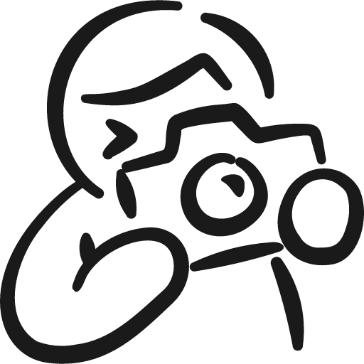 Taking pictures man icon, solid style, from Freehand free icons
