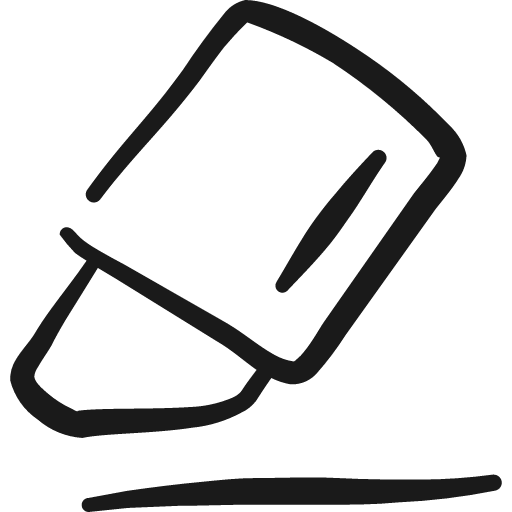 Text formating eraser 2 icon, solid style, from Freehand free icons