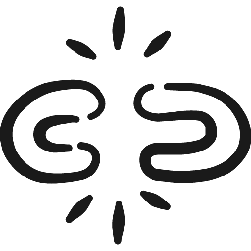 Unlink broken chain 1 icon, solid style, from Freehand free icons