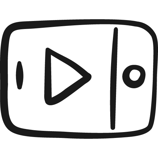 Video player smartphone horizontal icon, solid style, from Freehand free icons