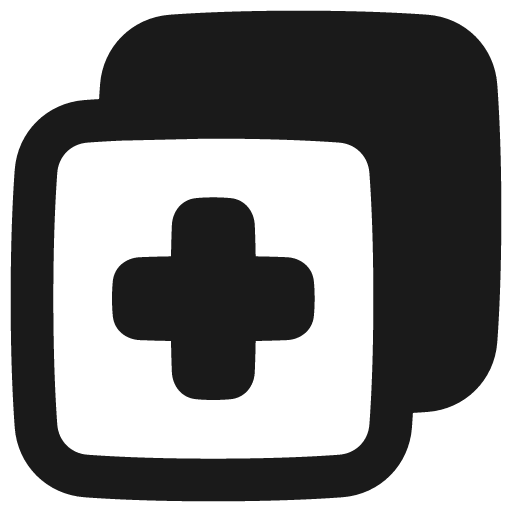 Add layer 2 remix icon, solid style, from Plump free icons