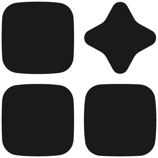 Ai generate variation spark solid icon, filled style, from Plump free icons