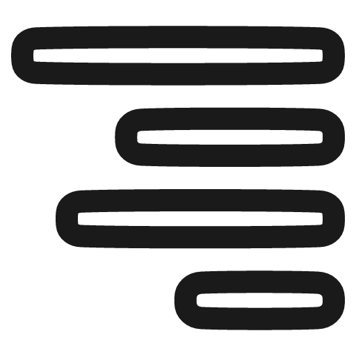 Align right icon, line style, from Plump free icons