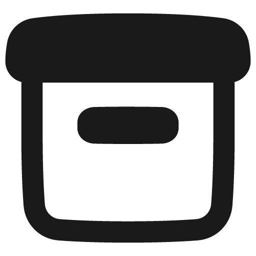Archive box remix icon, solid style, from Plump free icons