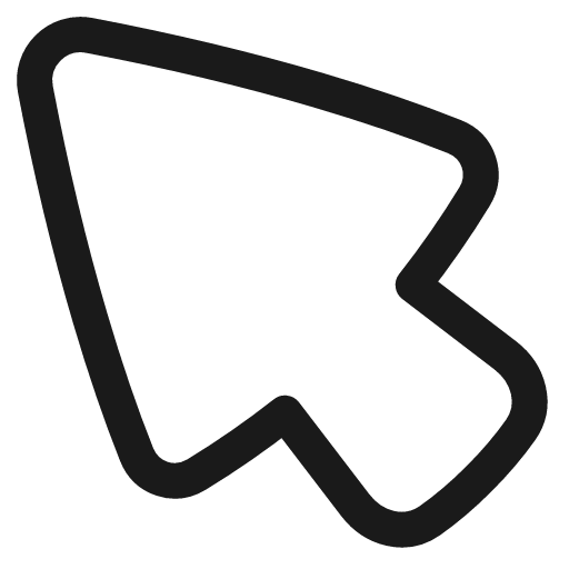 Arrow cursor 1 icon, line style, from Plump free icons