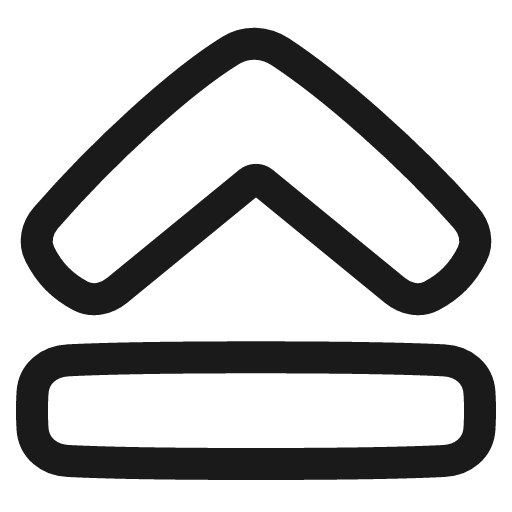 Arrow up 4 icon, line style, from Plump free icons