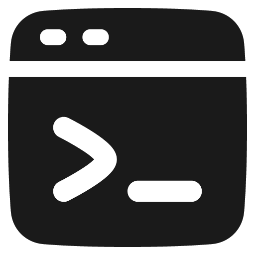 Browser code 1 solid icon, filled style, from Plump free icons