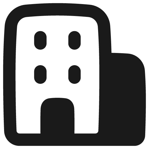 Building office remix icon, solid style, from Plump free icons