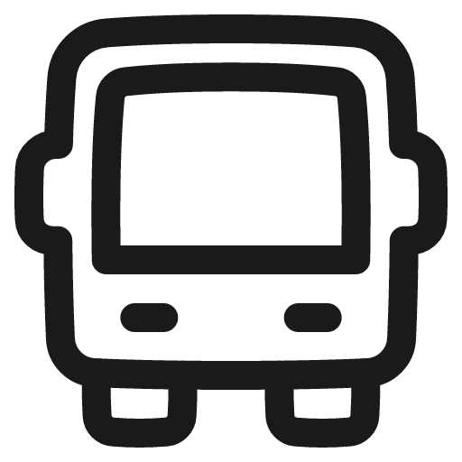 Bus icon, line style, from Plump free icons