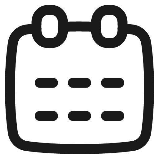 Calendar mark icon, line style, from Plump free icons
