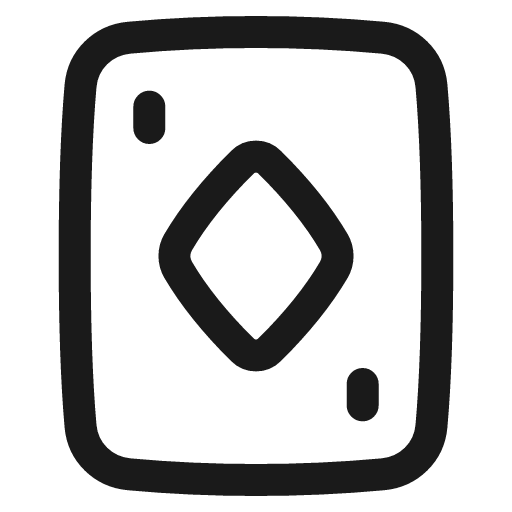 Card game diamond icon, line style, from Plump free icons