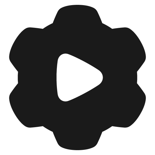 Cog automation solid icon, filled style, from Plump free icons