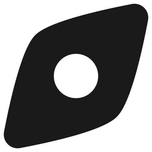Compass navigator solid icon, filled style, from Plump free icons