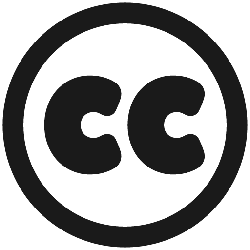 Creative commons remix icon, solid style, from Plump free icons