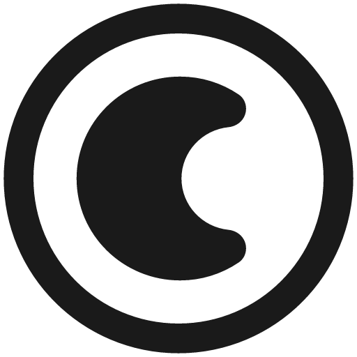 Dark dislay mode remix icon, solid style, from Plump free icons