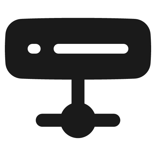Database server 3 solid icon, filled style, from Plump free icons