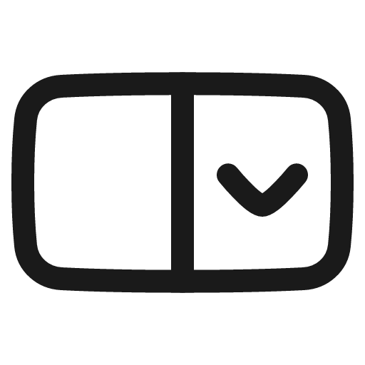 Drop down menu icon, line style, from Plump free icons