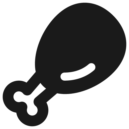 Drum stick remix icon, solid style, from Plump free icons