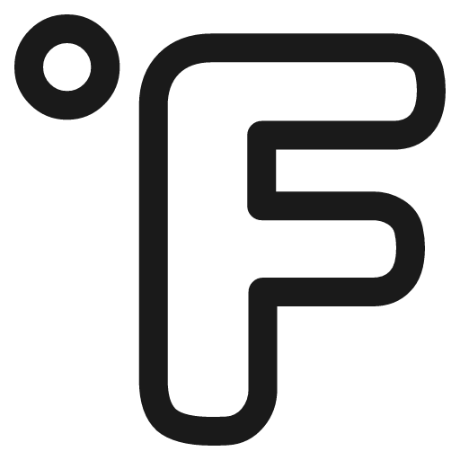 Fahrenheit icon, line style, from Plump free icons