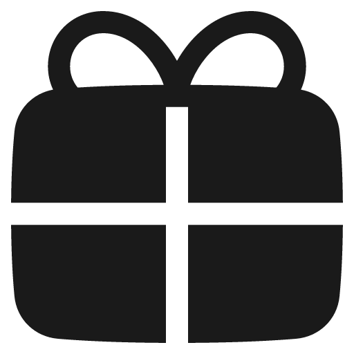 Gift solid icon, filled style, from Plump free icons