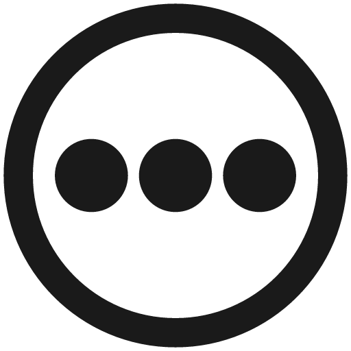 Horizontal menu circle remix icon, solid style, from Plump free icons