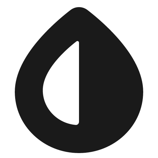 Image saturation solid icon, filled style, from Plump free icons