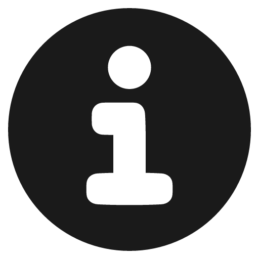 Information circle solid icon, filled style, from Plump free icons