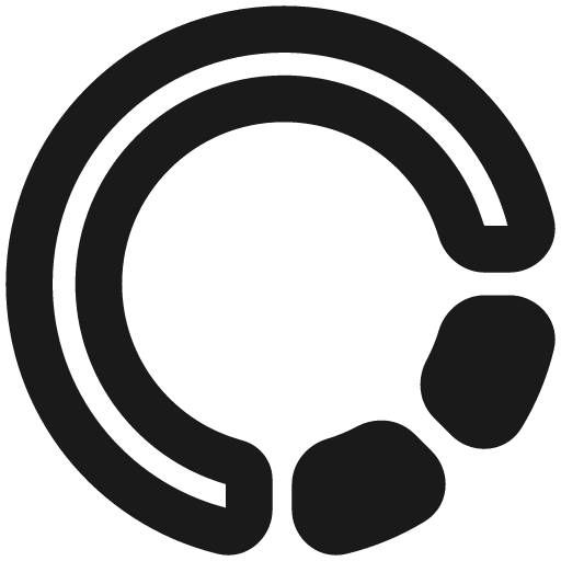 Loading circle remix icon, solid style, from Plump free icons