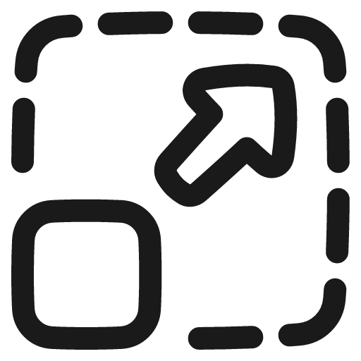 Maximize 1 icon, line style, from Plump free icons