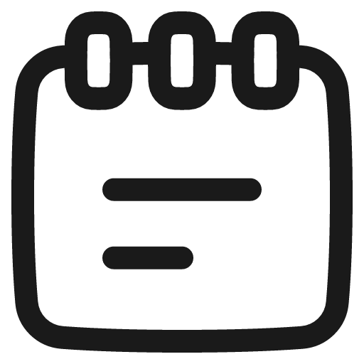 Notepad text icon, line style, from Plump free icons