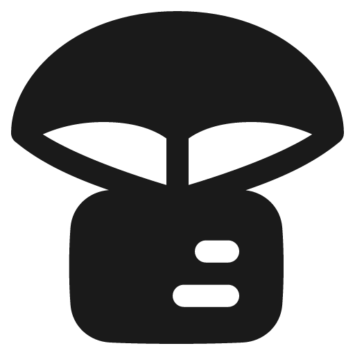 Parachute drop solid icon, filled style, from Plump free icons