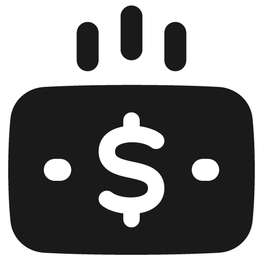 Payment recieve 7 solid icon, filled style, from Plump free icons