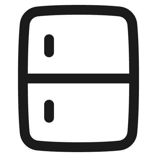 Refrigerator icon, line style, from Plump free icons