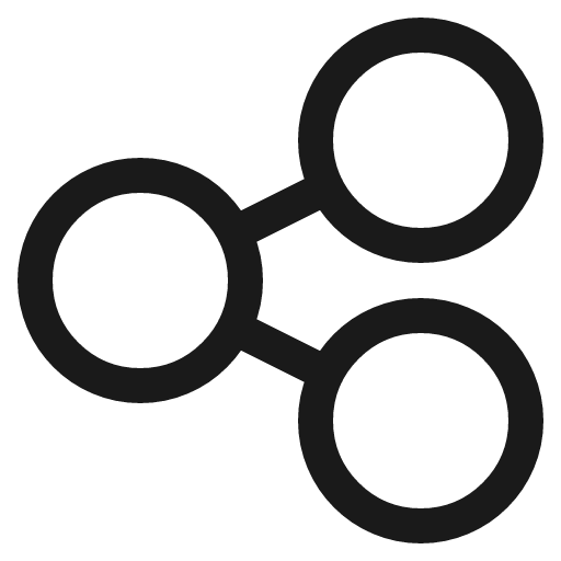 Share link icon, line style, from Plump free icons