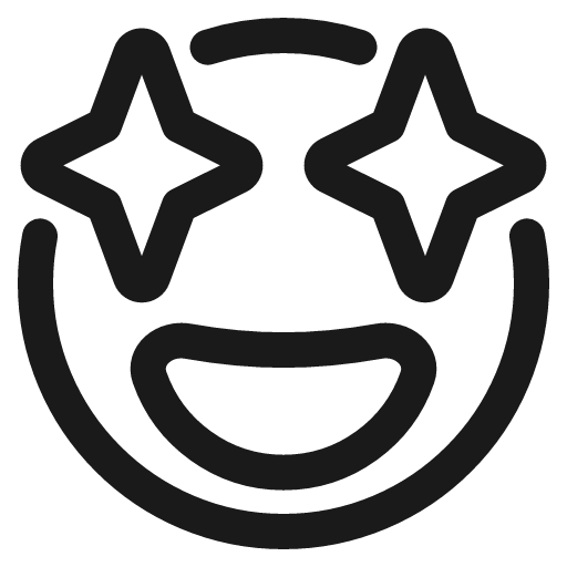 Smiley sparks icon, line style, from Plump free icons