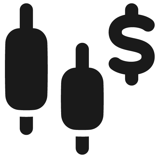 Stock solid icon, filled style, from Plump free icons