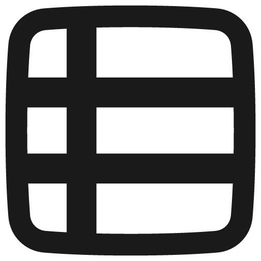 Table remix icon, solid style, from Plump free icons