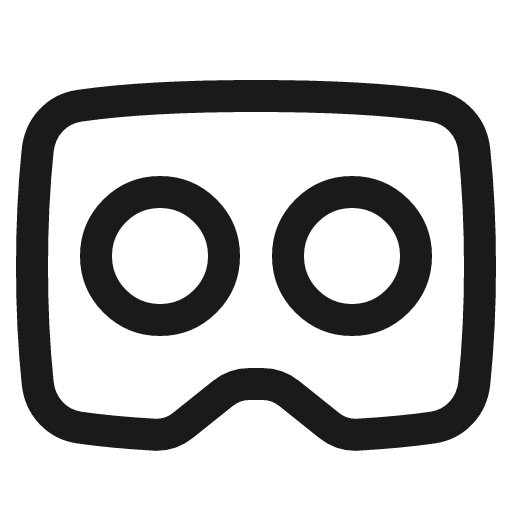 Virtual reality icon, line style, from Plump free icons