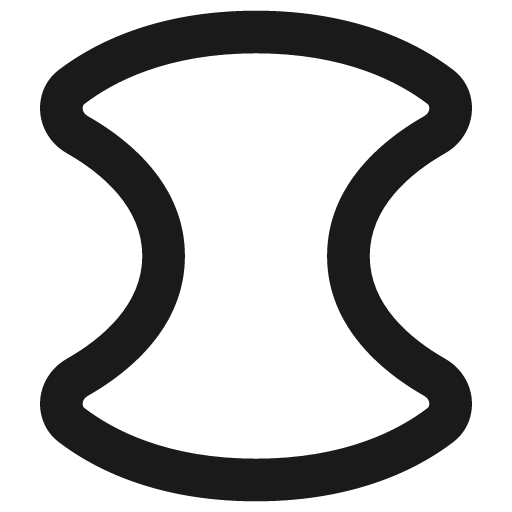 Warp squeeze remix icon, solid style, from Plump free icons