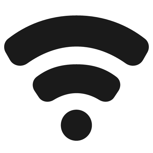 Wifi solid icon, filled style, from Plump free icons