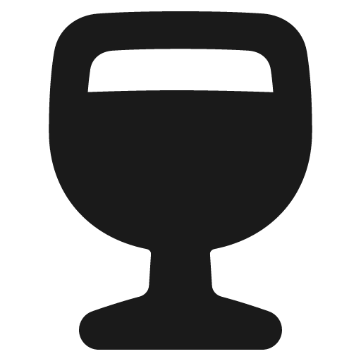 Wine solid icon, filled style, from Plump free icons